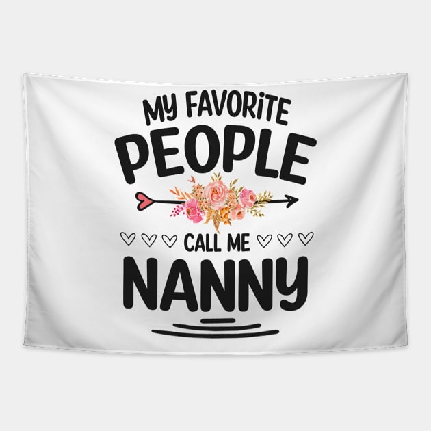 My favorite people call me nanny Tapestry by Bagshaw Gravity