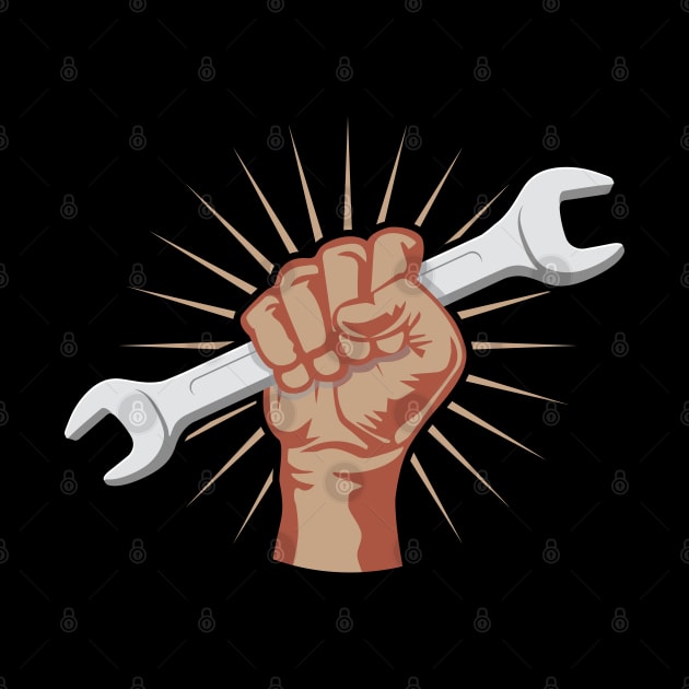 Cool Wrench Shirts and Gifts for Mechanics, Engineers and Tuning Guys by Shirtbubble