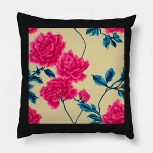 Rococo floral pattern, model 12 Pillow