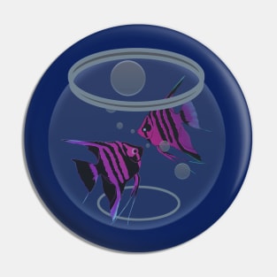 Neon fish in the aquarium Pin