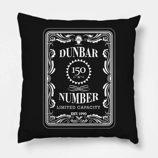 Dunbar Number - Mixed Mental Arts Pillow by NicolePageLee