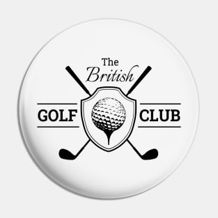 British Golf Club Pin