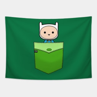 Finn The Human Adventure Time Pouchie Shirt Tapestry