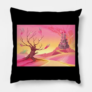 Castle Sunset Pillow