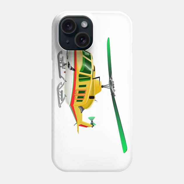 Bell 214ST Helicopter Phone Case by Big Term Designs
