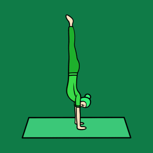 Yoga handstand pose T-Shirt