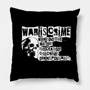 skull say not war Pillow