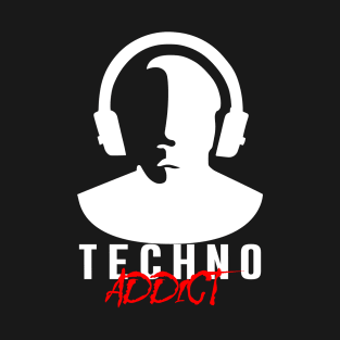 Techno Addict - White T-Shirt