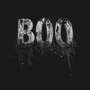 Design That Says BOO Spooky Halloween T-Shirt