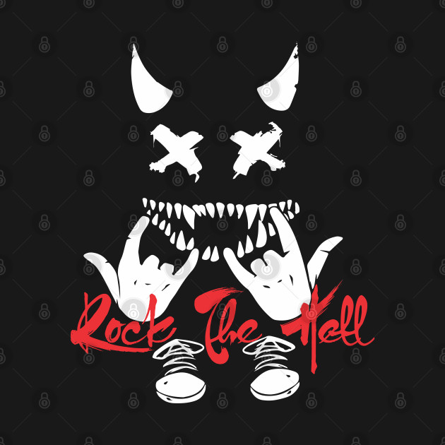 Rock the Hell, Smiley Monster by TrendsCollection