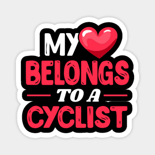 My heart belongs to a Cyclist Magnet