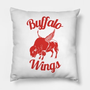 Buffalo Wings Team | Red Bison Pillow