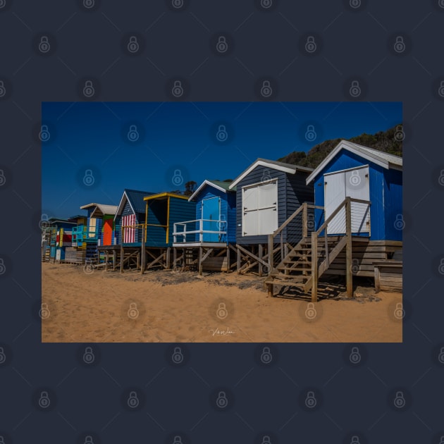 Boat sheds at Mt Martha North, Mornington Peninsula, Victoria, Australia. by VickiWalsh