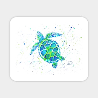 Sea Turtle by Jan Marvin Magnet