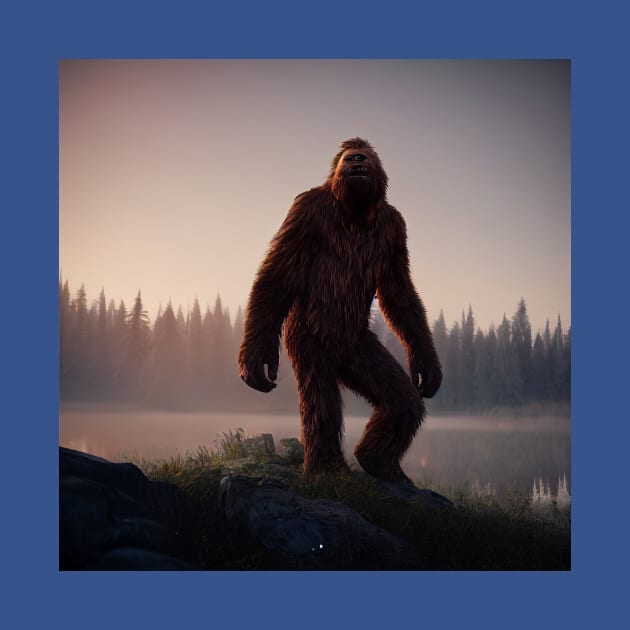 Sasquatch in Nature by Grassroots Green