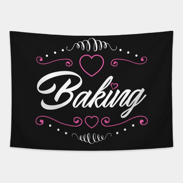 Love Baking Tapestry by jslbdesigns