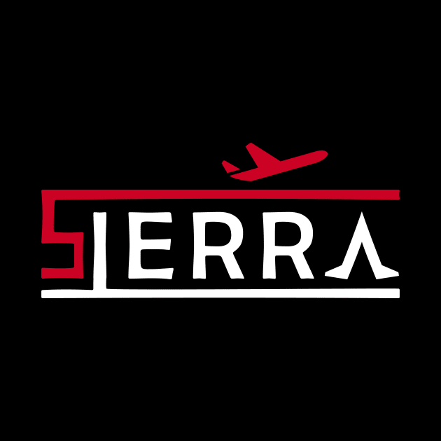 SIERRA Aviation Phonetic Alphabet Pilot Airplane by For HerHim