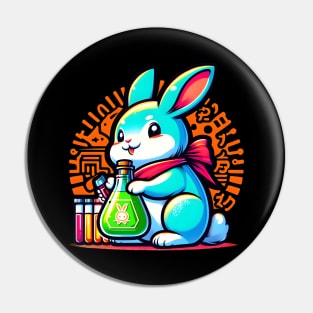 Chemistry rabbit Pin