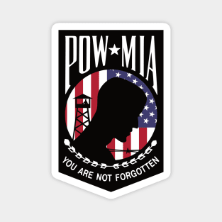 Pow Mia Flag USA prisoner of war you are not forgotten Magnet