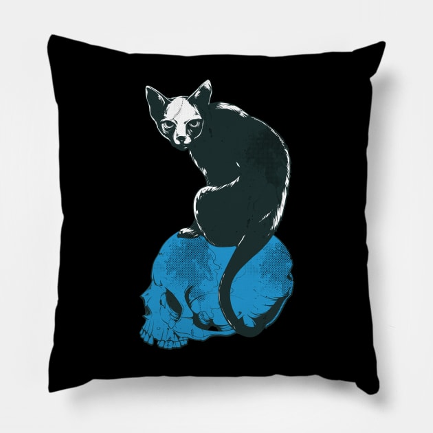 Cool Spink and Skull Pillow by irkife