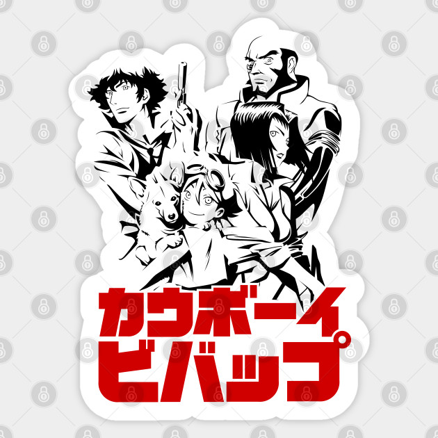 000 All Cowboy Cowboy Bebop Sticker Teepublic