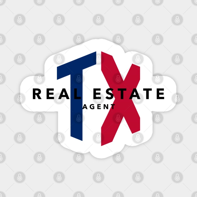 Texas Real Estate Agent Magnet by REG