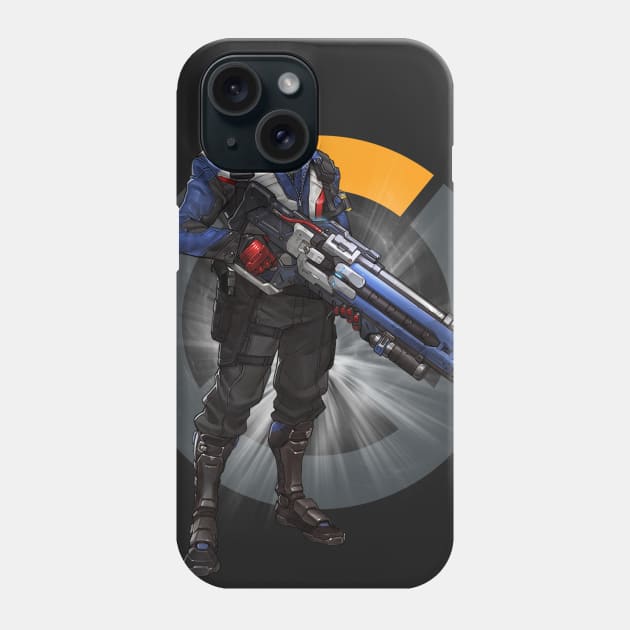 Soldier 76 T-shirt Phone Case by Danion