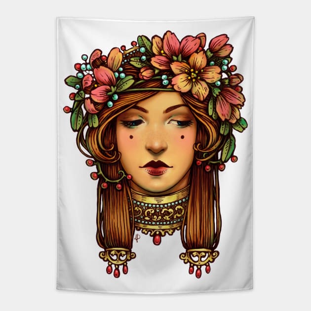 Flora Tapestry by Dimary