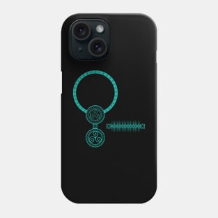 Pictish Mirror and Comb Phone Case