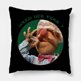 Vert Der Ferk - The Swedish Chef Retro - Weed Pillow