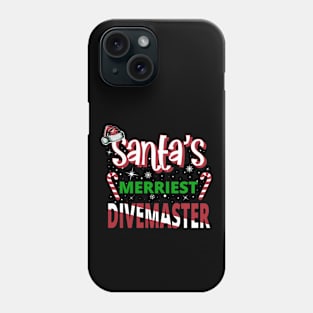 Santa's Merriest Divemaster - Holiday Funny Christmas Phone Case