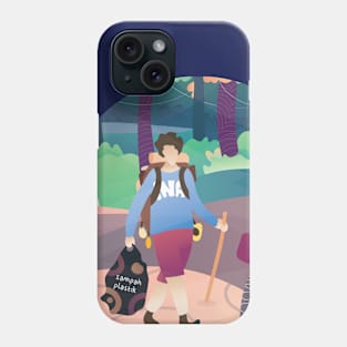 Hiking T-shirt Illustration Phone Case