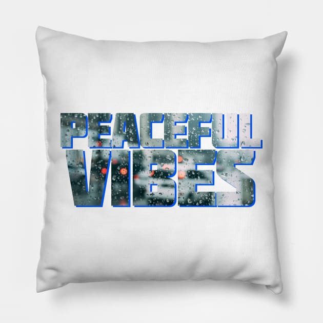 Peaceful Vibes Pillow by AyanoKouji