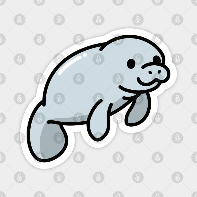 Manatee Magnet by littlemandyart