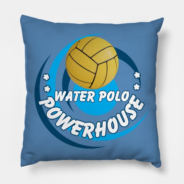 Water Polo powerhouse high school, college and professional pool sport Pillow by Shean Fritts 