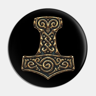 Mjölnir - Symbol of Thunder & Lightning Pin