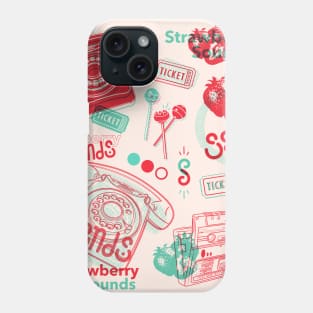 Strawberry Sounds Phone Case