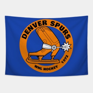 Defunct Denver Spurs WHL Hockey 1972 Champs Tapestry