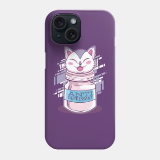 Antidepressant Cat Phone Case