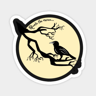 Quote The Raven Edgar Allan Poe Moon Magnet