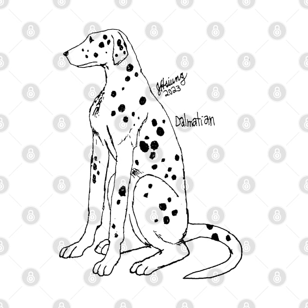 Dalmatian Sketch by jhsells98