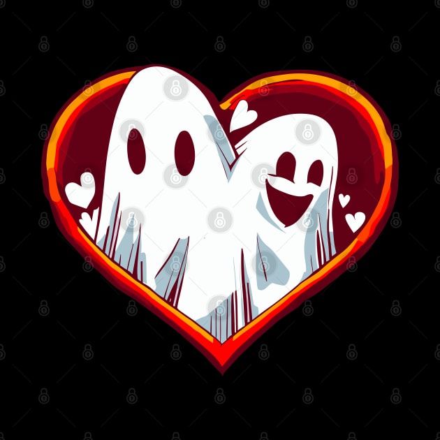 Two ghosts love by TomFrontierArt