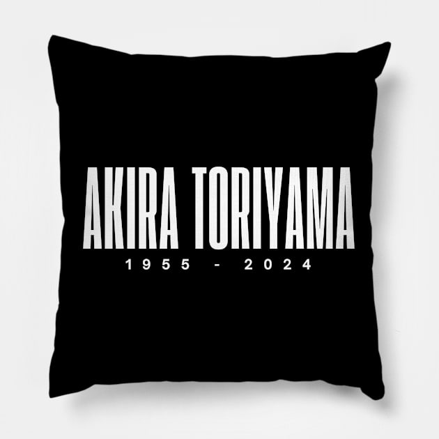 AKIRA TORIYAMA 1955 - 2024 Pillow by Lolane