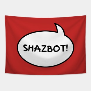 "Shazbot!" Word Balloon Tapestry