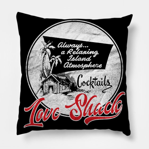 Love Shack / Tiki Bar / Hawaiian Style Pillow by RCDBerlin