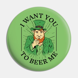 Uncle Leprechaun Wants You to Beer Up: Cheers to St. Pat's! Pin