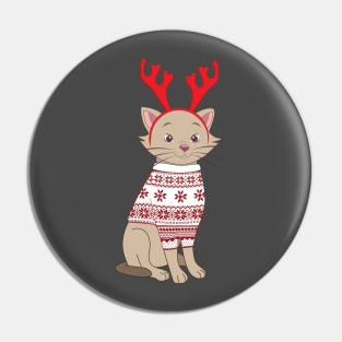 christmas cat Pin