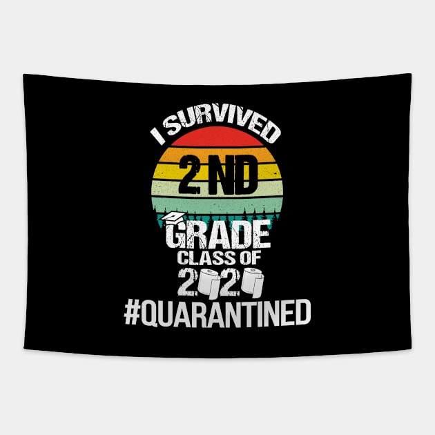 I Survived 2nd Grade Class Of 2020 Quarantined Tapestry by MEDtee