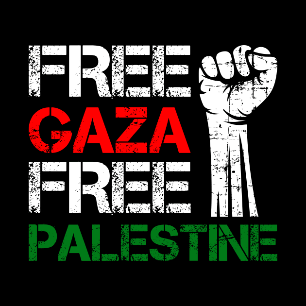 Free Gaza Free Palestine - We Stand With Palestinian People by mangobanana