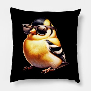 Cool Goldfinch Pillow